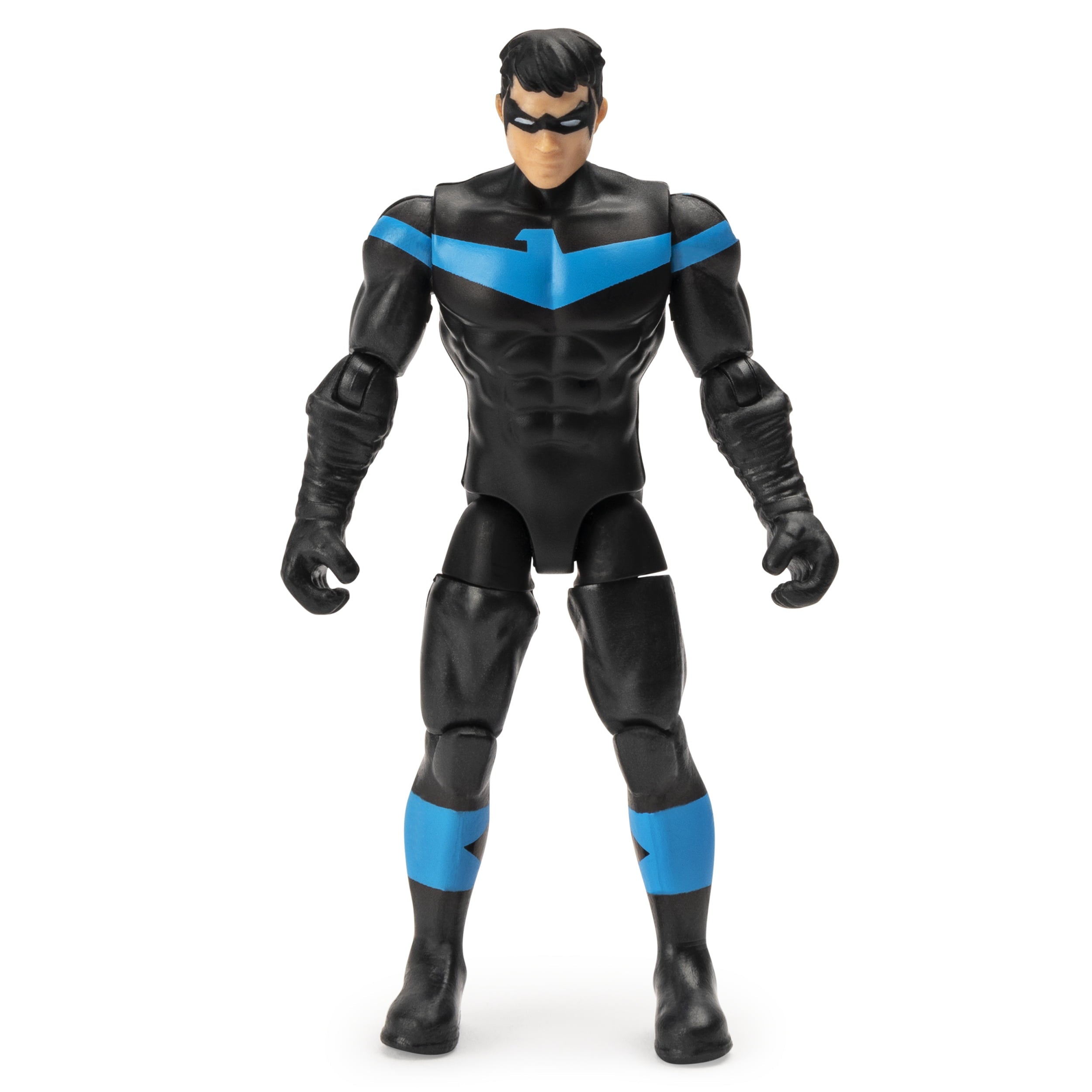Batman 4-Inch Nightwing Action Figure with 3 Mystery Accessories， Mission 1