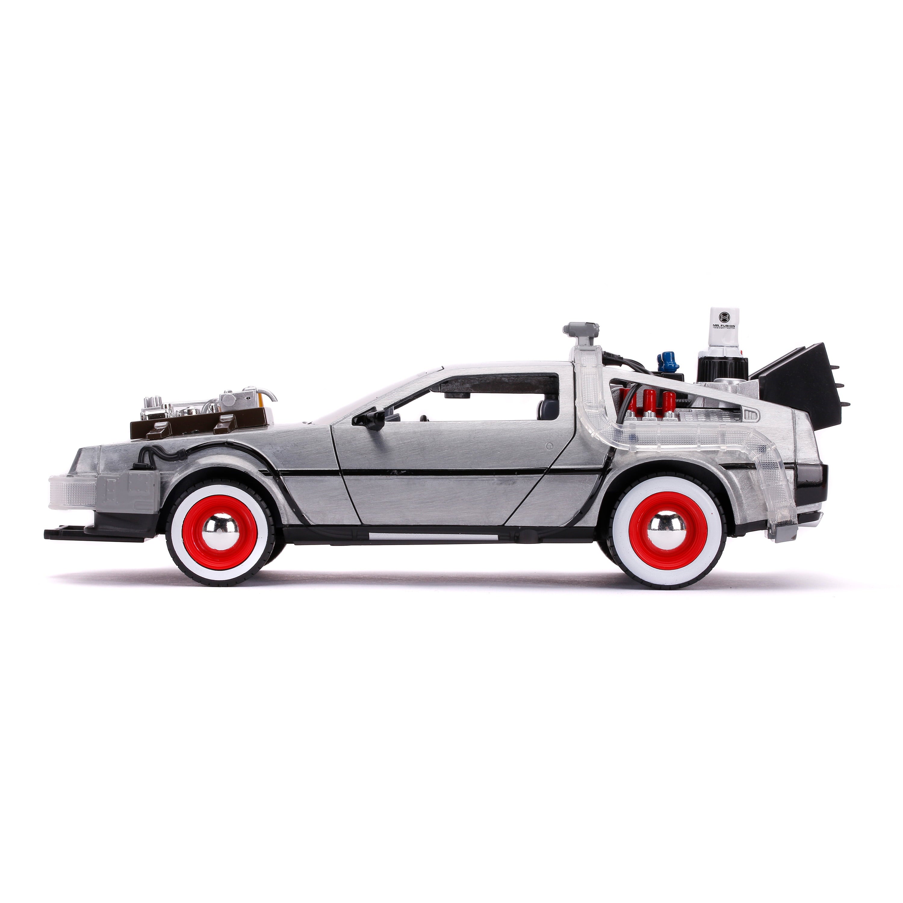 Back To The Future Part III 1:24 Time Machine Die-cast Car Light Up Feature Play Vehicles