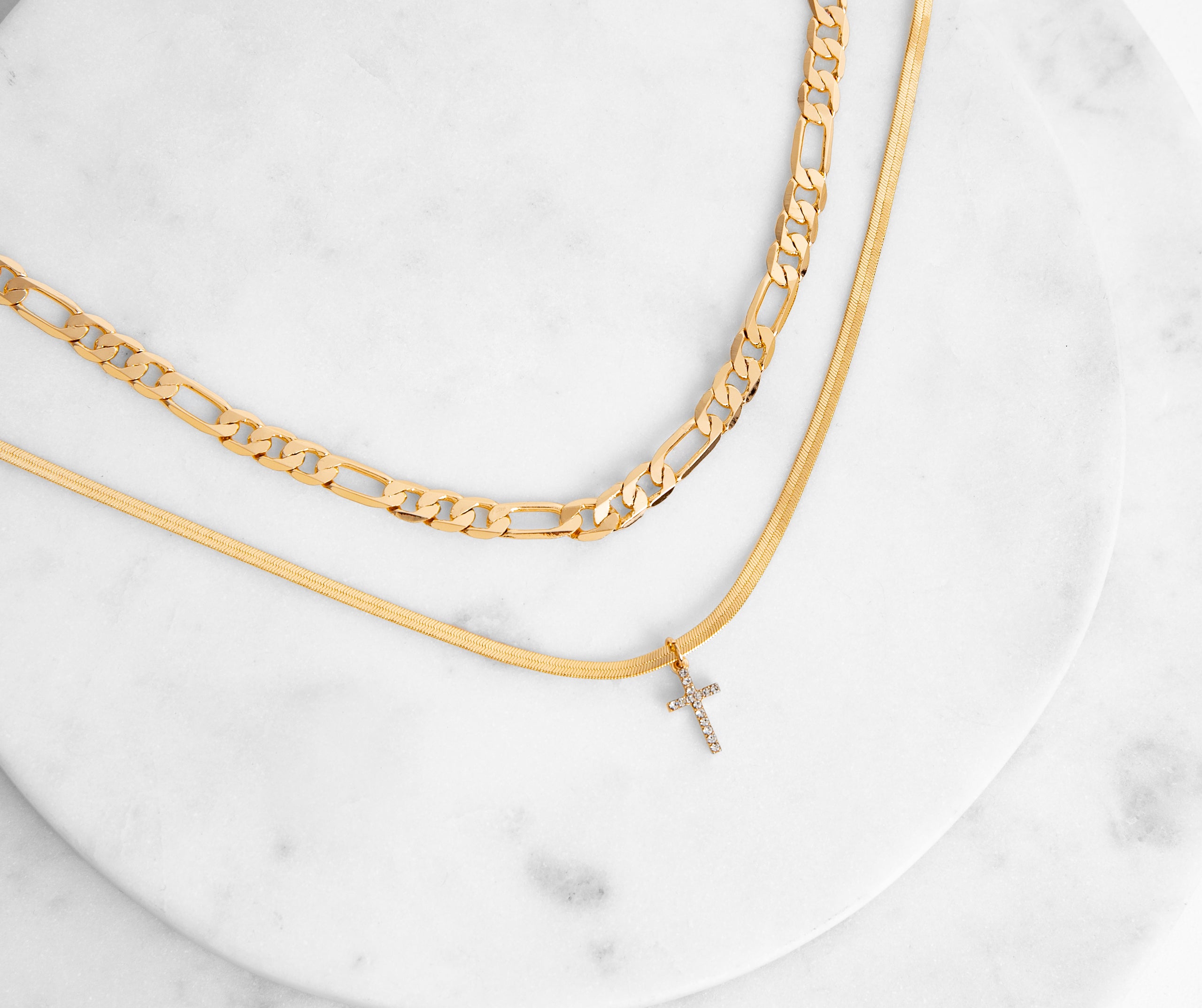 Two Pack Chain Link Necklaces
