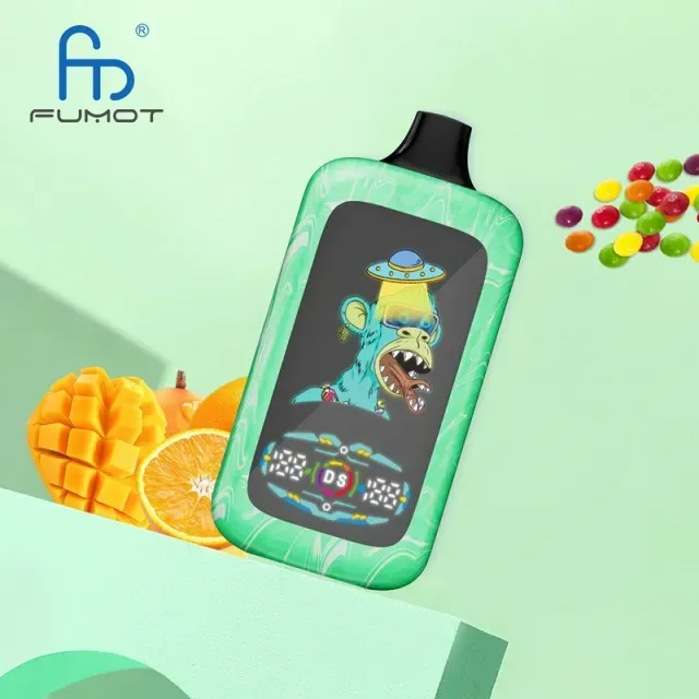 Fumot Digital Monkey 40.000 Züge – Extrem langanhaltend mit intensivem Geschmack 🍓🍋 | Sanftes Dampferlebnis 💨