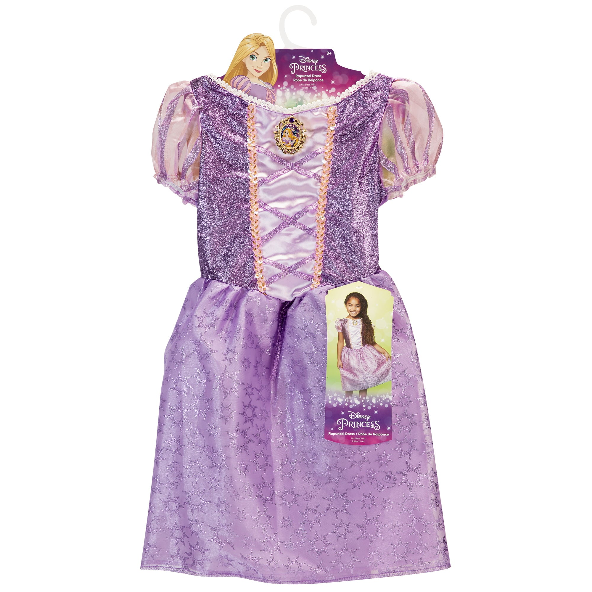Disney Princess Rapunzel Glitter Bodice and Skirt Fashion Dress Experience