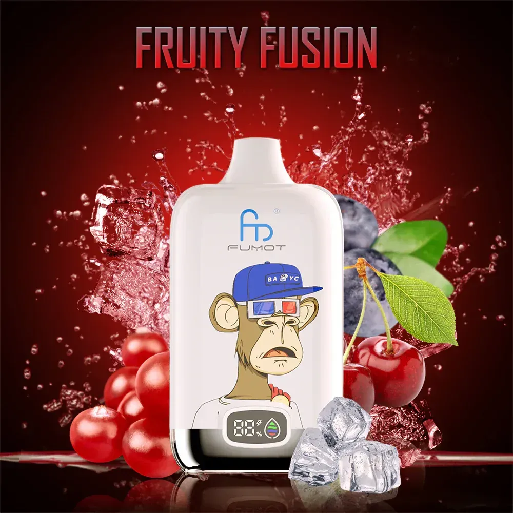 ⭐Fumot Tornado Digital Box 12000 Puffs -50+ Flavour Choices 🍇🍉🍋