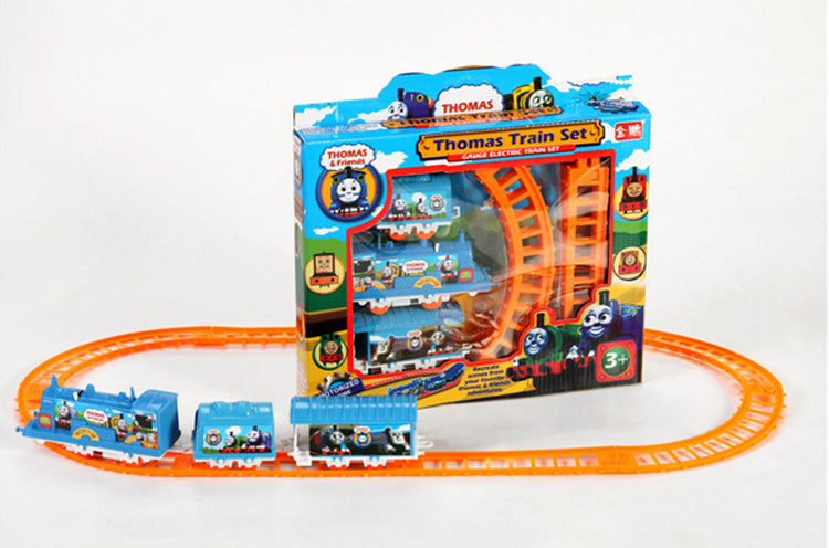 ZQC Three Thomas Trains Set for Children Electric Train Track Toy