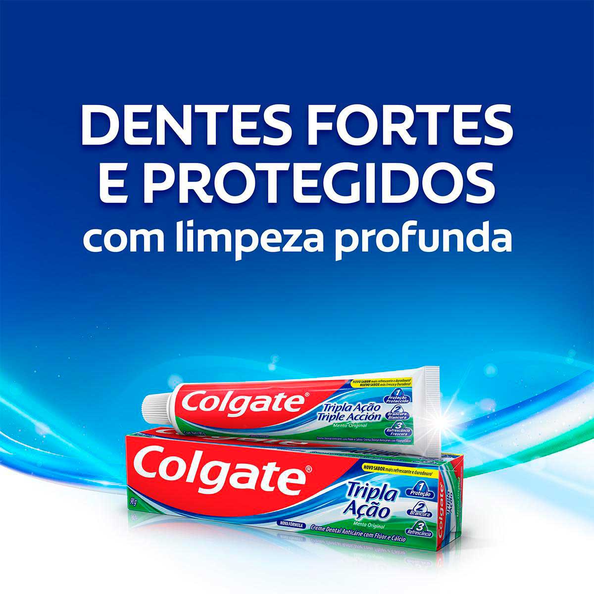Creme Dental Colgate Tripla Acao Menta Original 90g