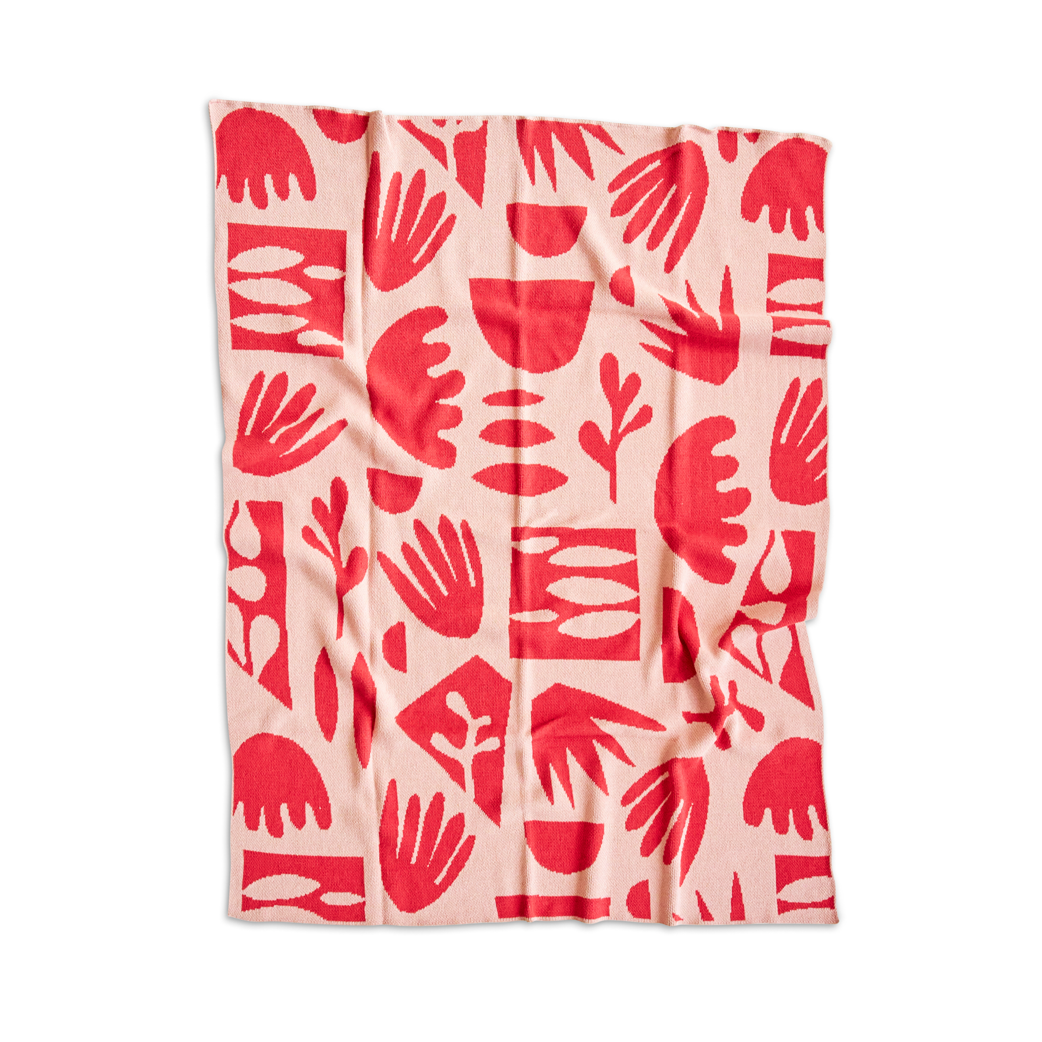 Succulents Blush Throw Blanket