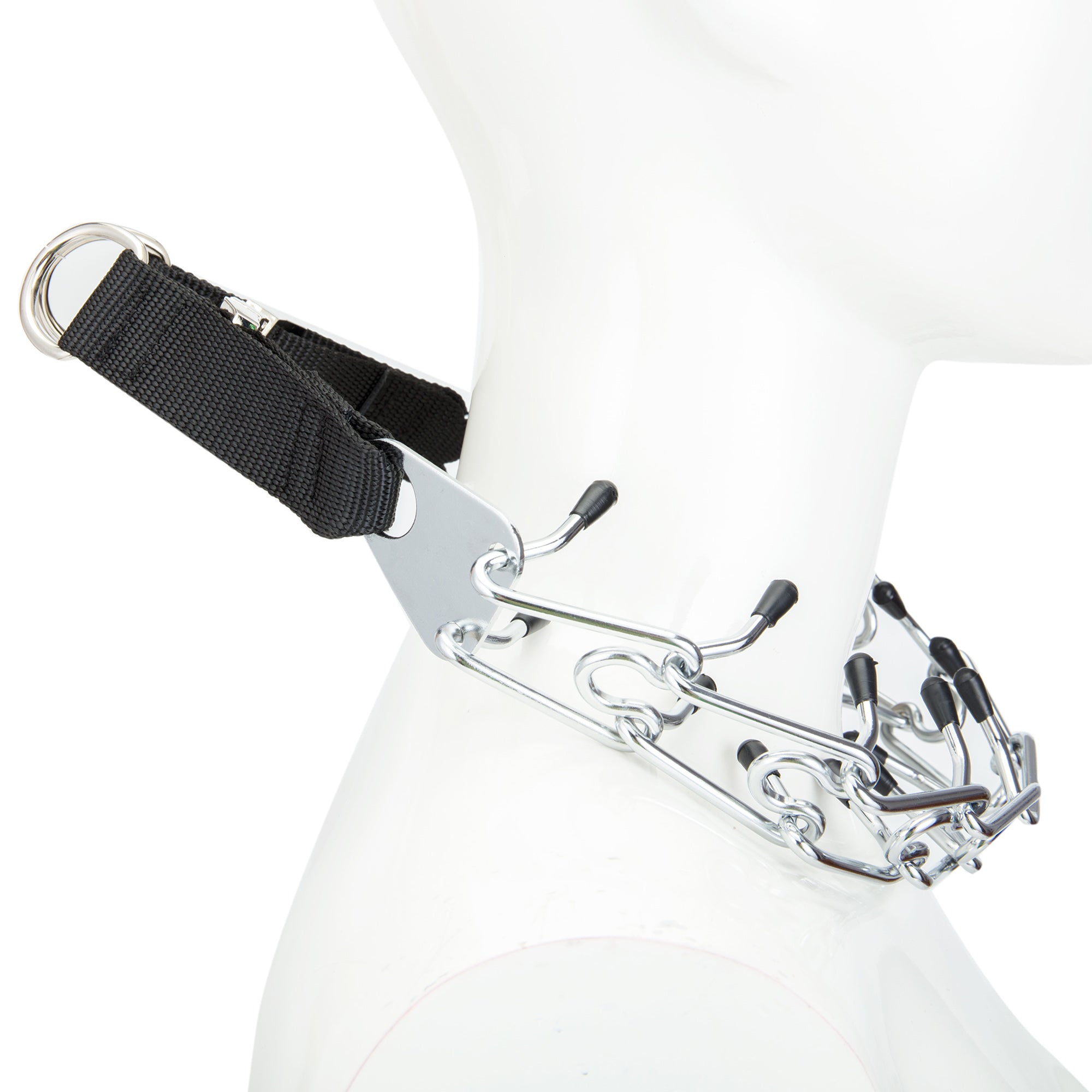 SAYFUT 24 inch Dog Prong Collar Stainless Steel Prong Collar with Buckle for Small Medium Large Dogs