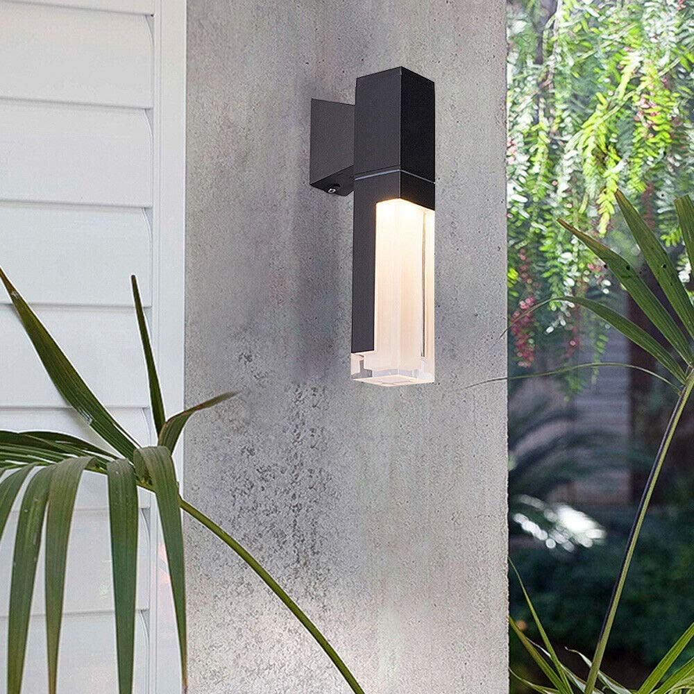 Anqidi Modern LED Wall Light Sconce Single Head Lamp Fixtures Outdoor Porch Balcony 10W