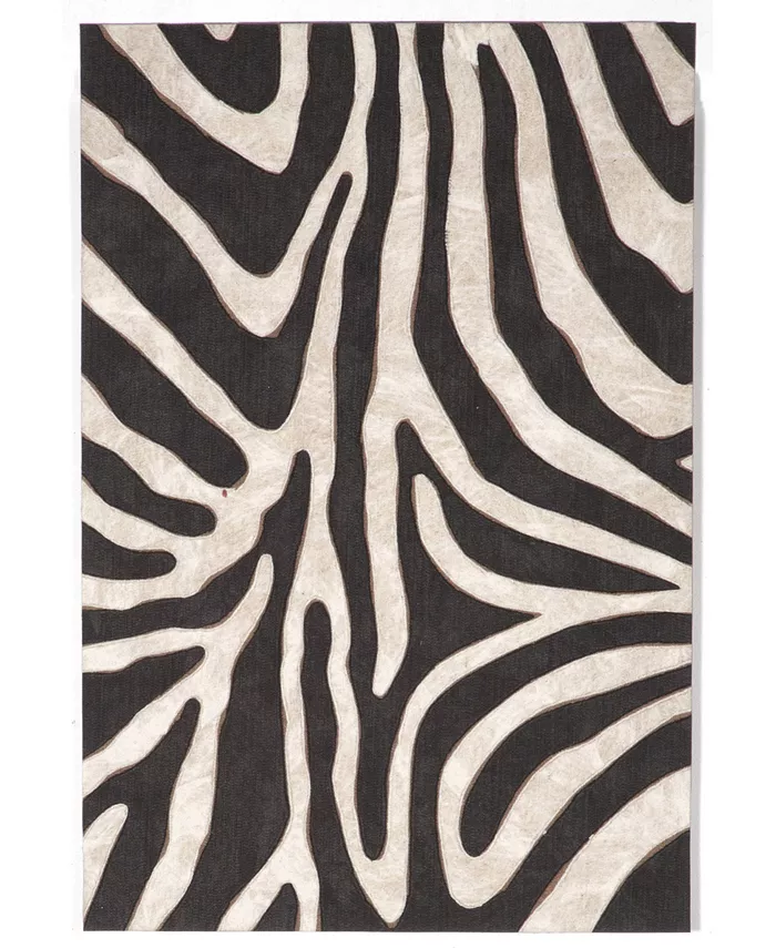 Liora Manne' Visions I Zebra 2' x 3' Outdoor Area Rug