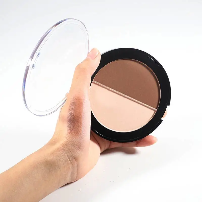 Private Label Cosmetics Contouring Palette 2 in 1 Contouring Powder Face Kit