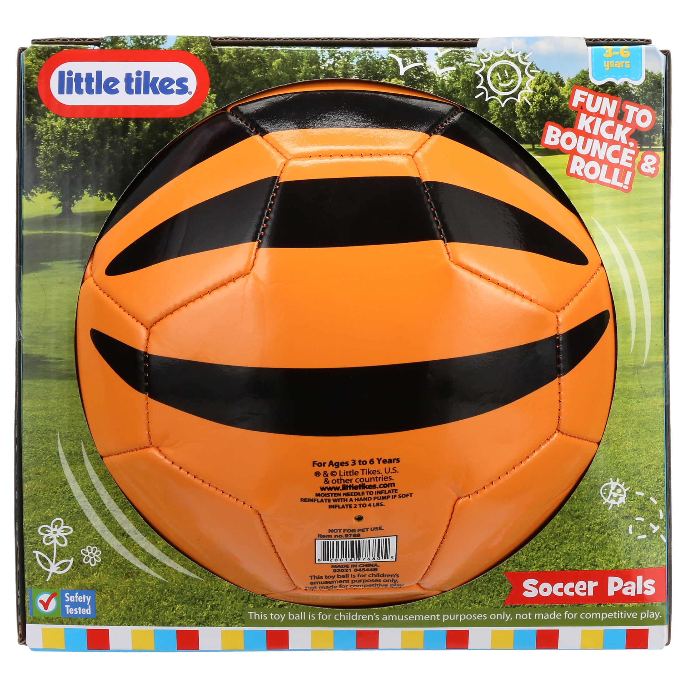 Little Tikes Soccer Pals， Sports Ball， Ages 3 Years and up， Tiger