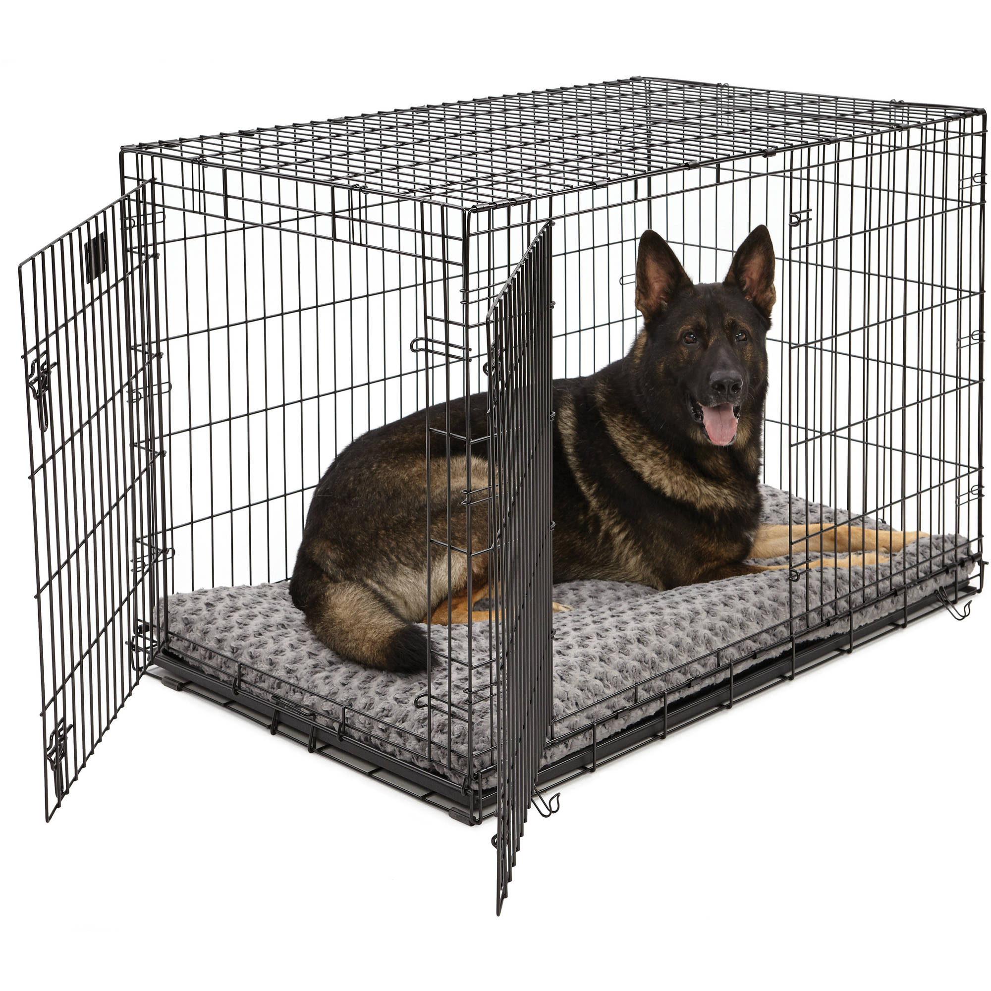 QuietTime Dog Bed and Crate Mat， Deluxe Ombre Swirl， Fits 48