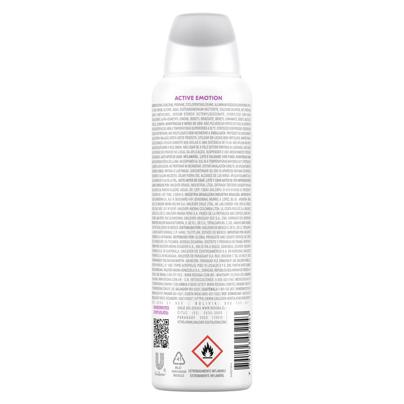 Desodorante Rexona Feminino Active Emotion 150ml