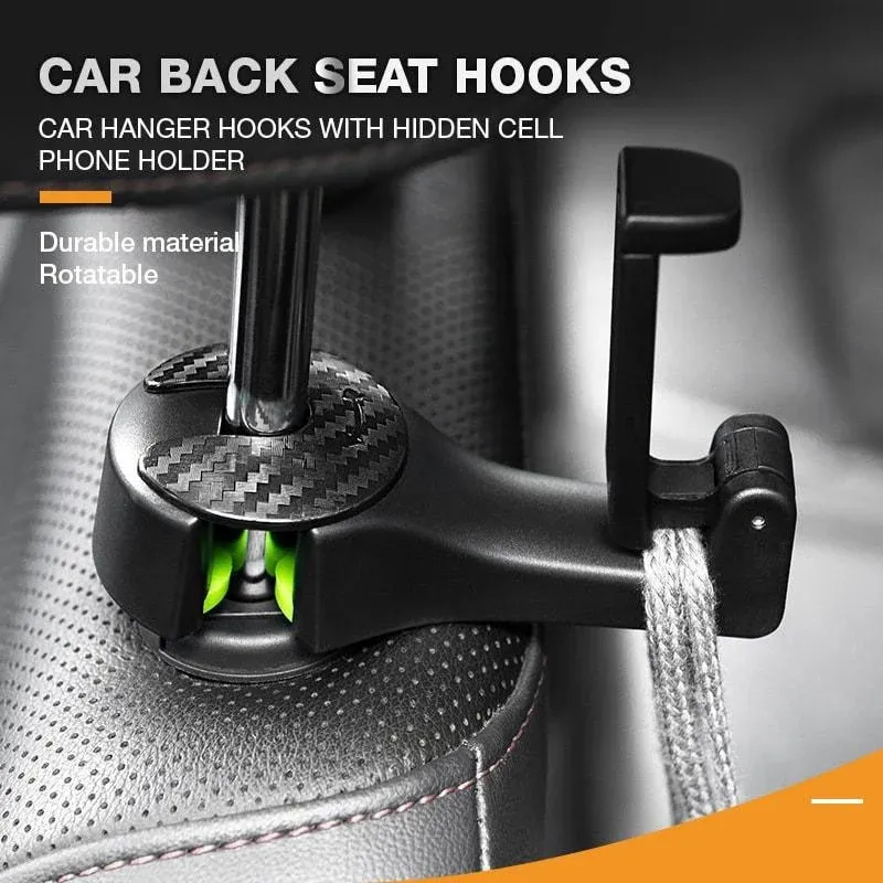 (🎉NEW YEAR SALE-48% OFF) 2 in 1 Car Headrest Hidden Hook(BUY 2 GET