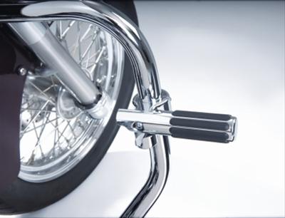 ShowChrome Accessories 21-334 Show Chrome Accessories Highway Clamps with Rail Foot Pegs