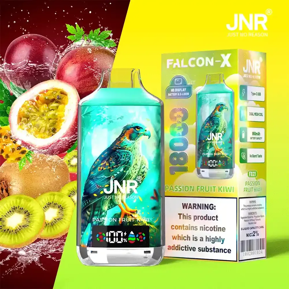 🔥JNR Falcon-X 18K 💨 Smart Display Disposable