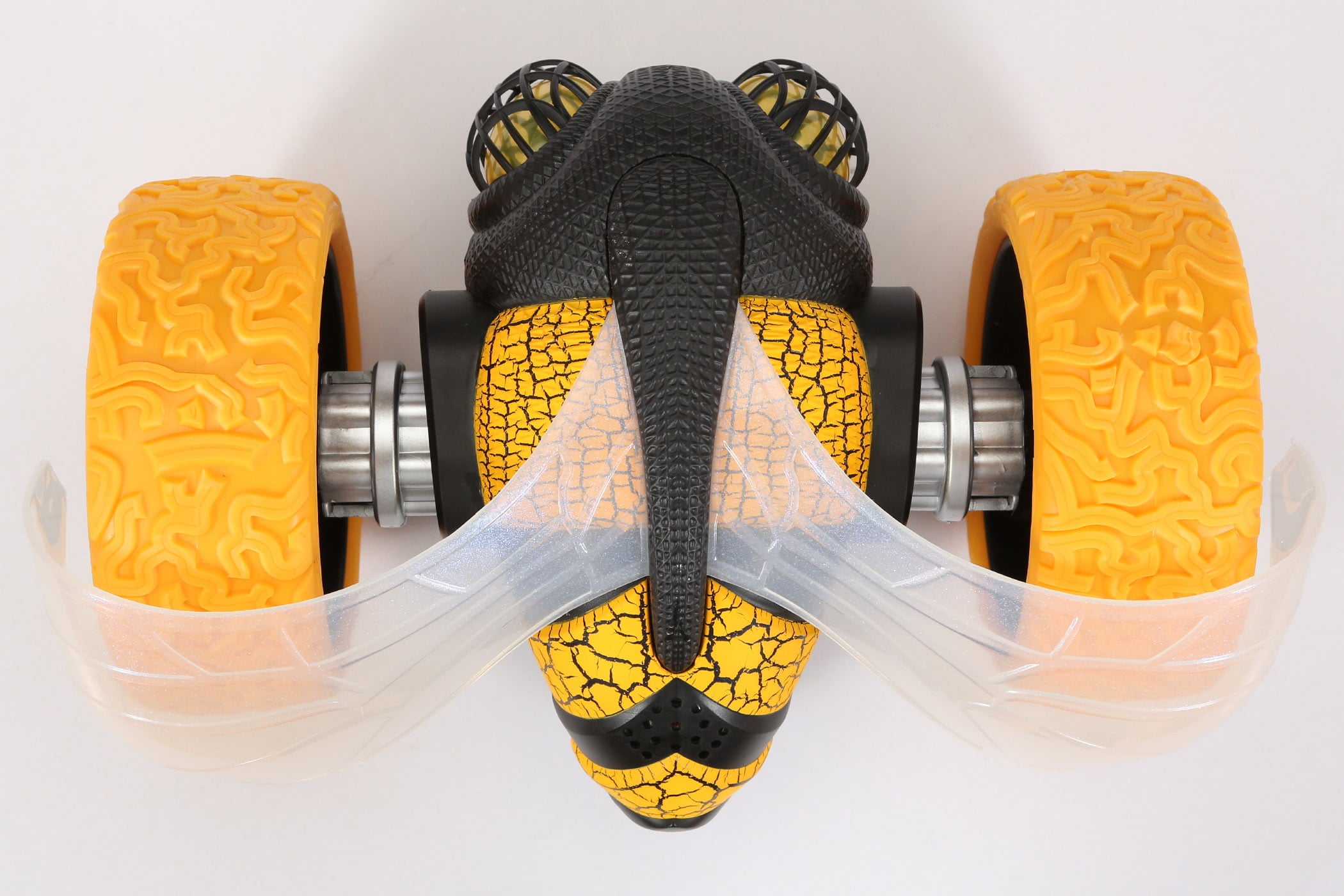 New Bright Stunt 10 inch Tumblebee Lights and Sound Battery Radio Control Toy， 3718U-2Y