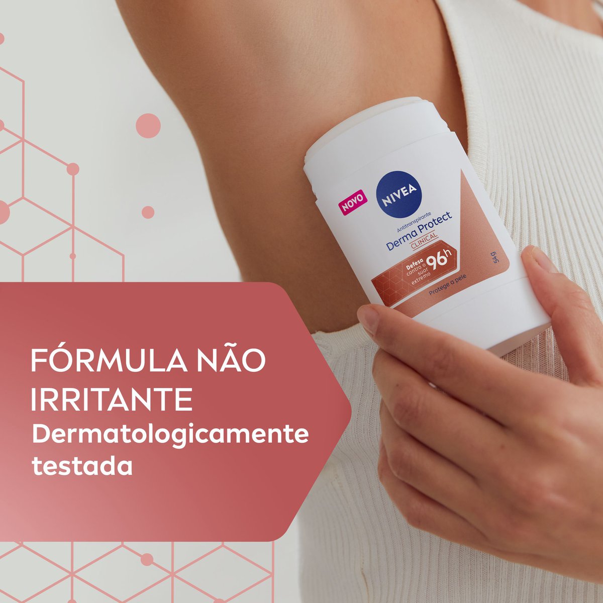 Antitranspirante em Barra Nivea Derma Protect Clinical 54g