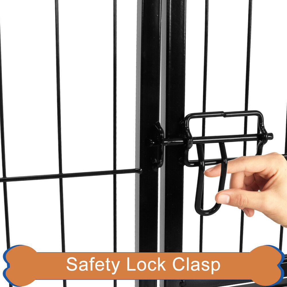 ZenStyle Foldable Detachable Multiple Shape Pet Playpen 16 Panel Dog Kennel Exercise