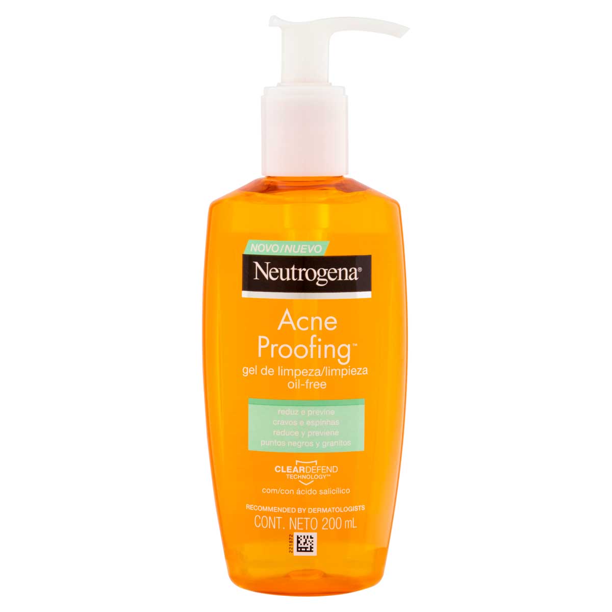 Gel de Limpeza Neutrogena Acne Proofing Frasco 200ml