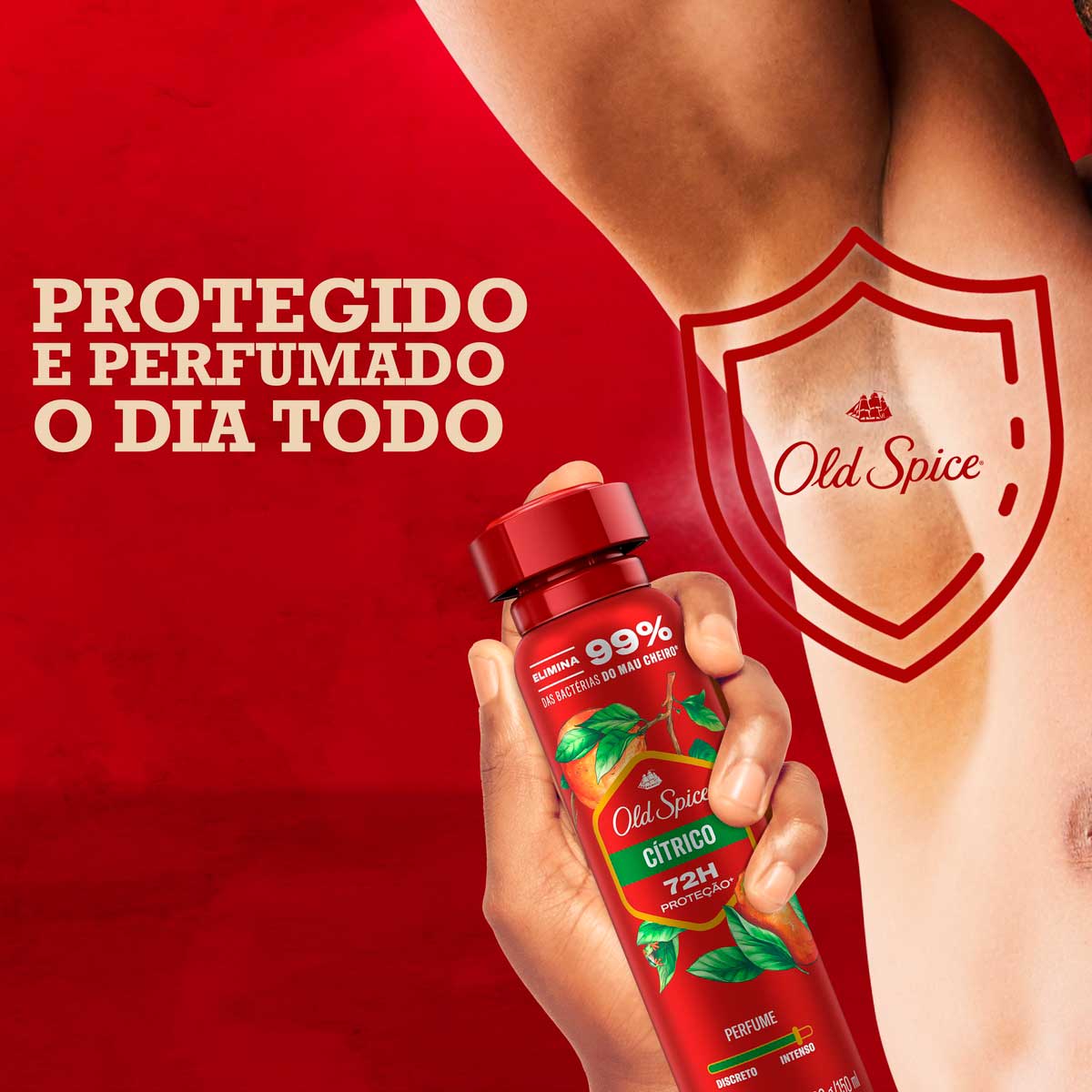 Desodorante Aerossol Old Spice Citrico 150ml