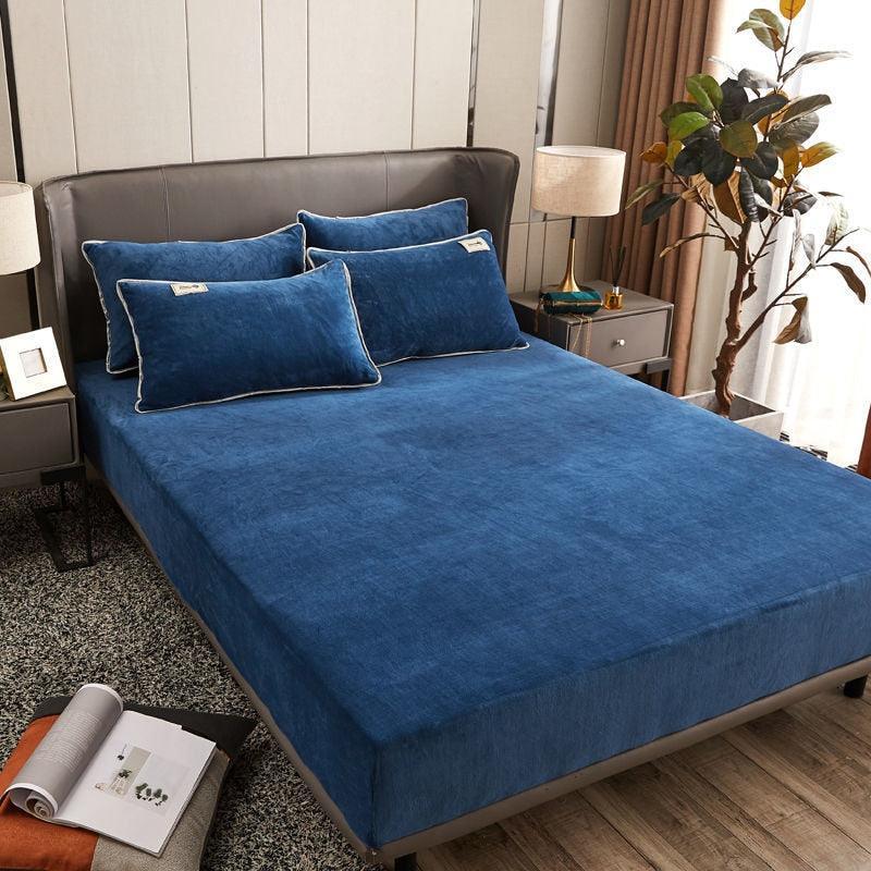 Conjunto Calme™ de Lençol + Fronhas em Veludo Super Macio