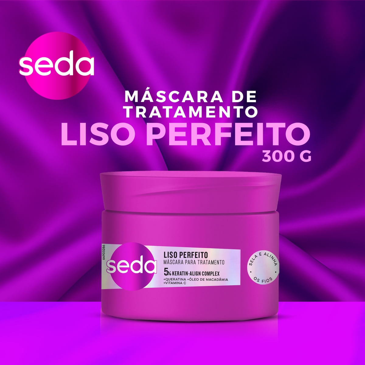 Mascara de Tratamento Seda Liso Perfeito 300g