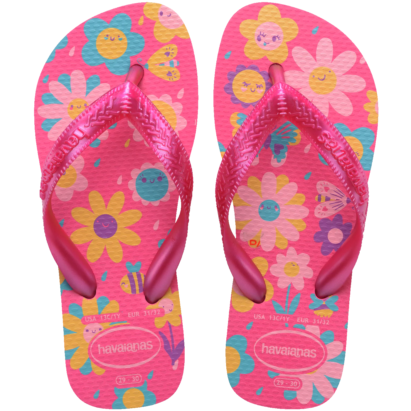 Chinelo Havaianas Infantil Flores