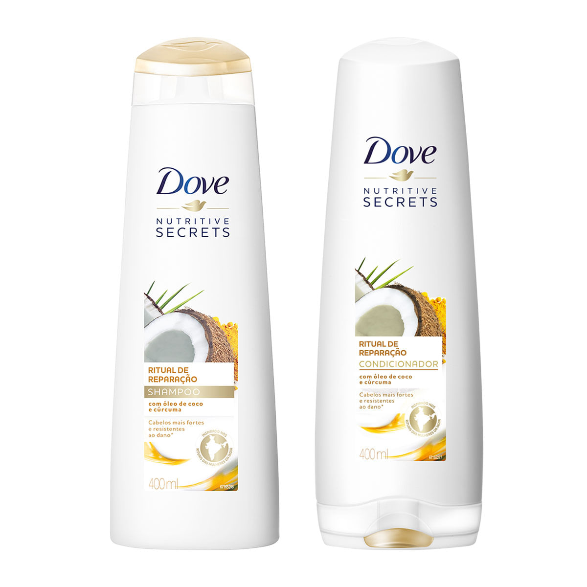 Kit Shampoo + Condicionador Dove Ritual Reparacao