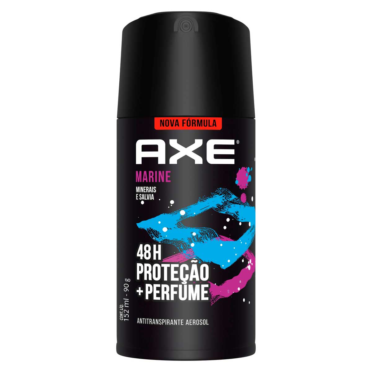 Antitranspirante Aerossol Marine Minerais e Salvia 48h Protecao Axe 152 ml