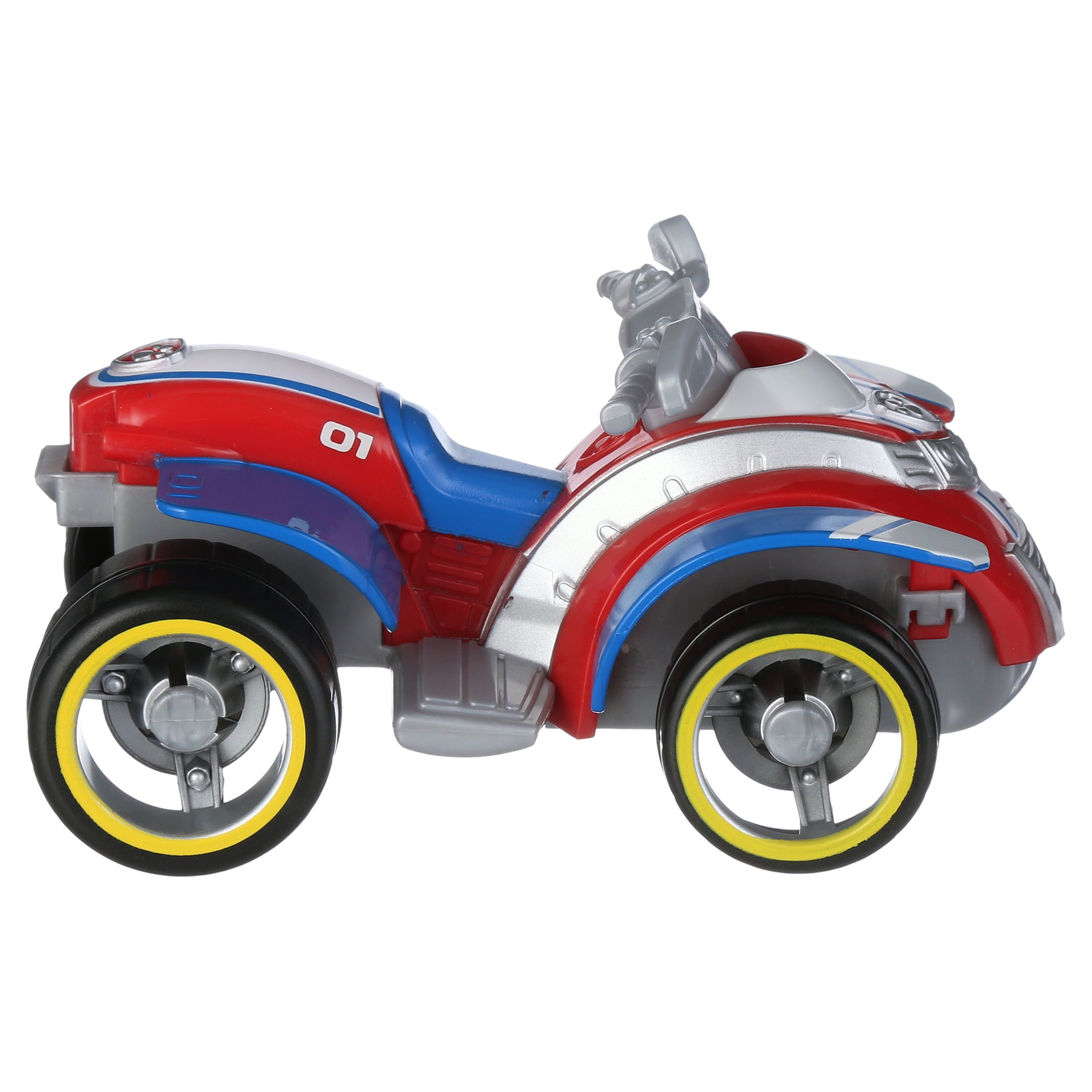 Paw Patrol 6060222 Ryders Rescue ATV Vehicle with Collectible Figure， for Kids Aged 3 and up
