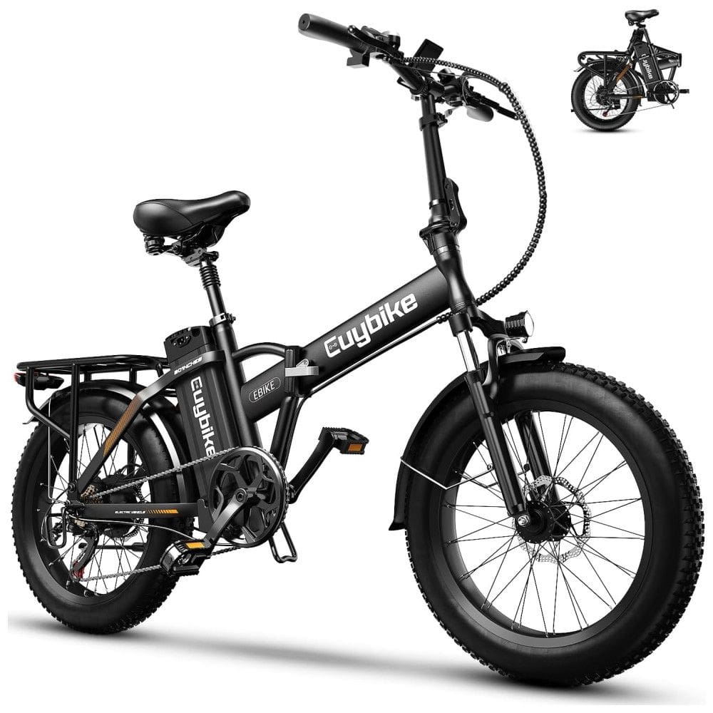 Bicicleta Elétrica Dobrável bluebiko F6B com Motor Brushless 750W (Pico 1000W), Bateria Removível 48V 20Ah, Freios a Disco Duplos e Sistema