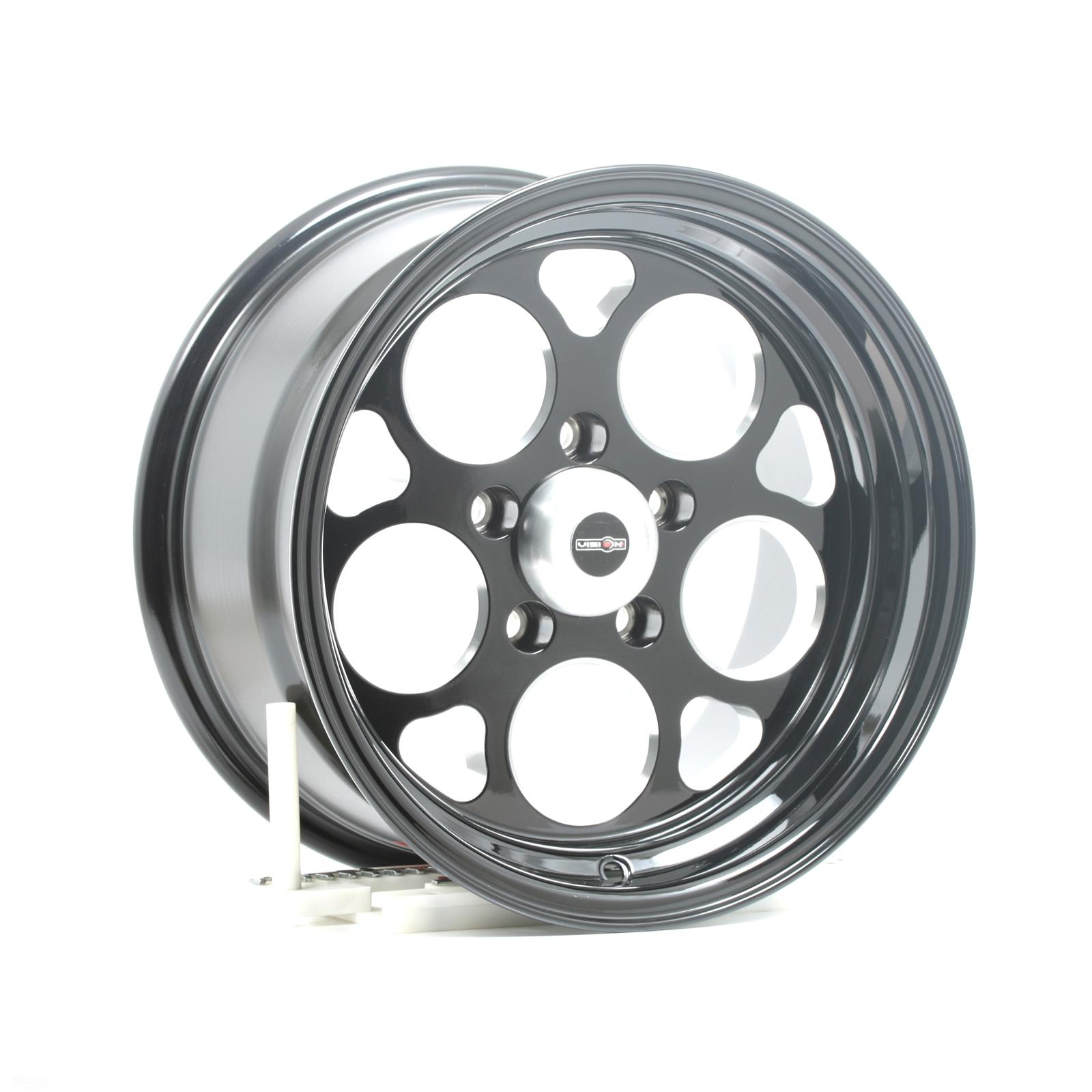 Vision Wheel 561-5865B0 Vision American Muscle 561 Sport Mag Series Milled Window Gloss Black Wheels