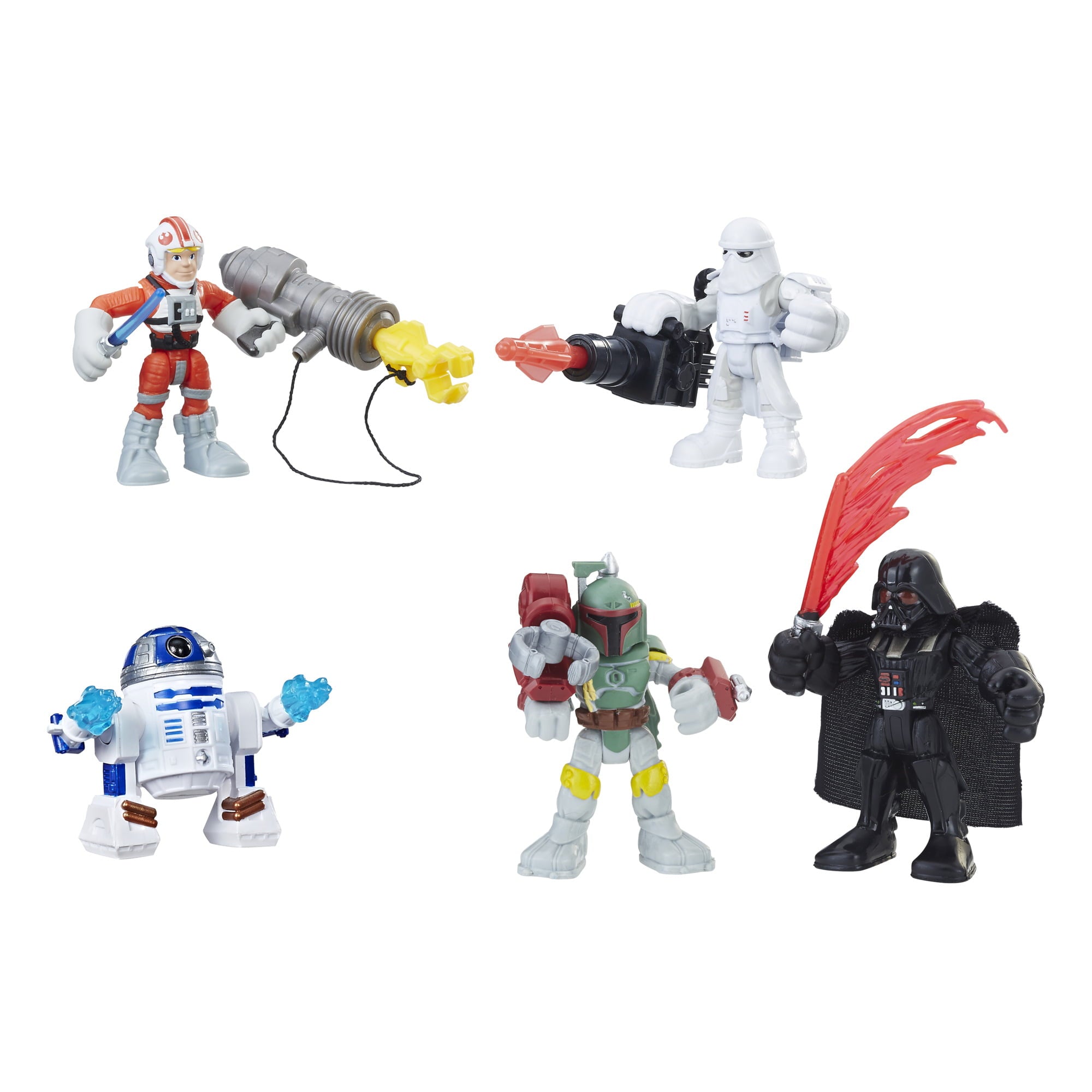 Star Wars Galactic Heroes Multipack， Pack of 5 Figures