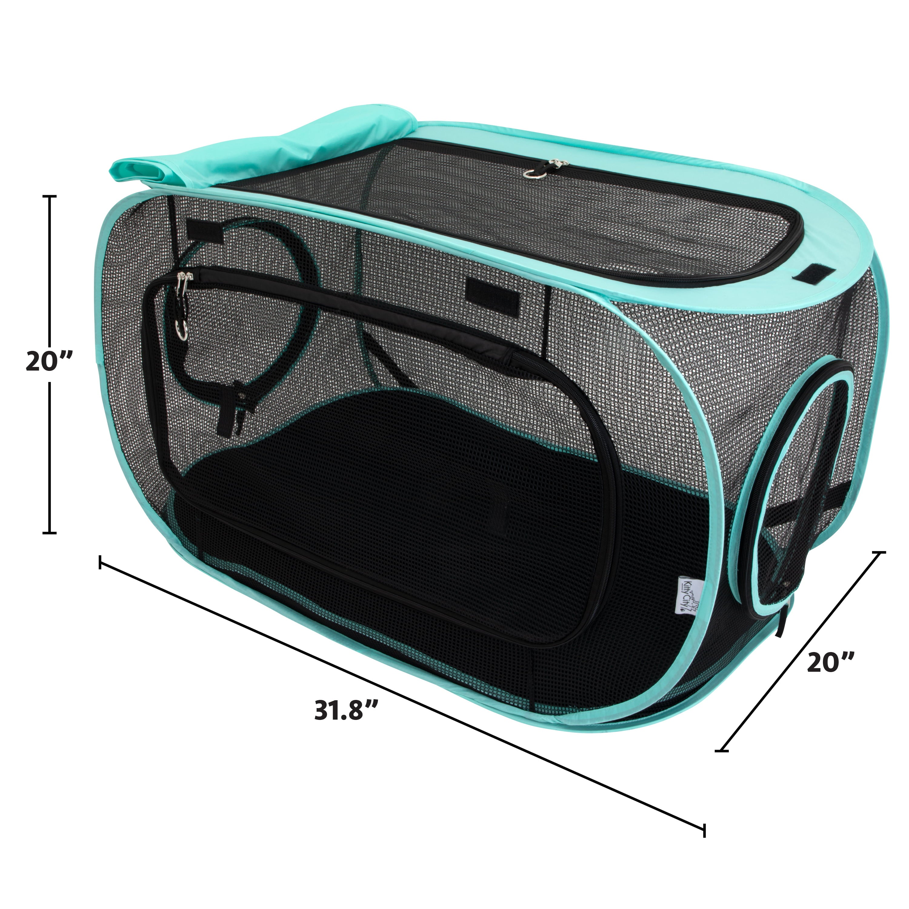 Kitty City Outdoor Play Kennel， Cat， Small Animal