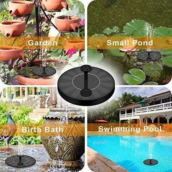 (Summer Sale- SAVE 48% OFF) Solar-Powered Bird Fountain Kit (Buy 2 get