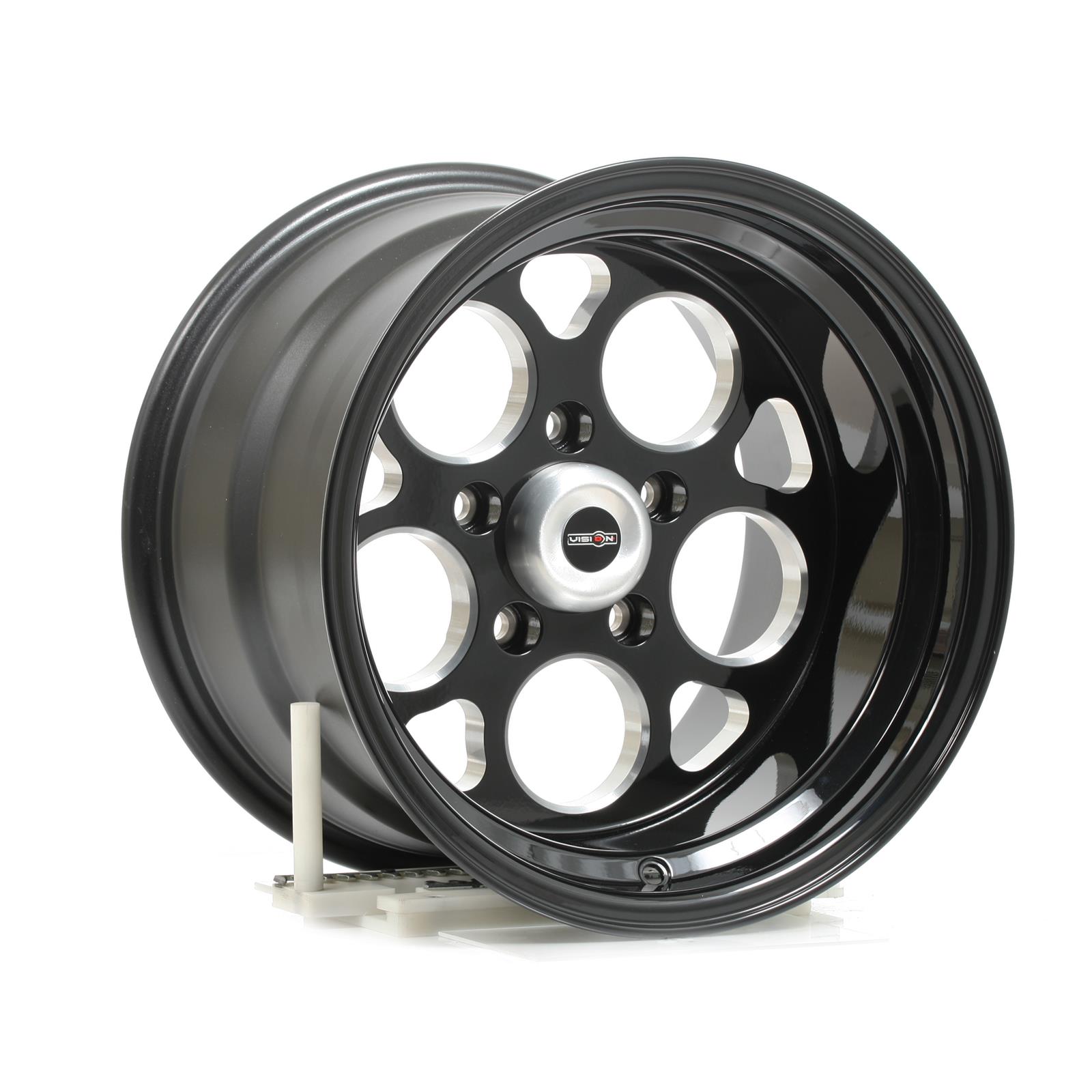Vision Wheel 561-5161B-25 Vision American Muscle 561 Sport Mag Series Milled Window Gloss Black Wheels