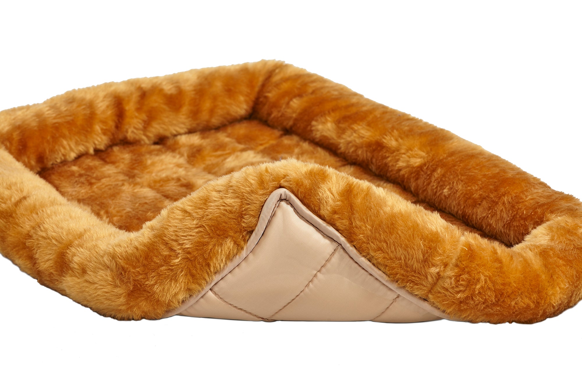 MidWest QuietTime Pet Bed and Dog Crate Mat， Cinnamon， 42