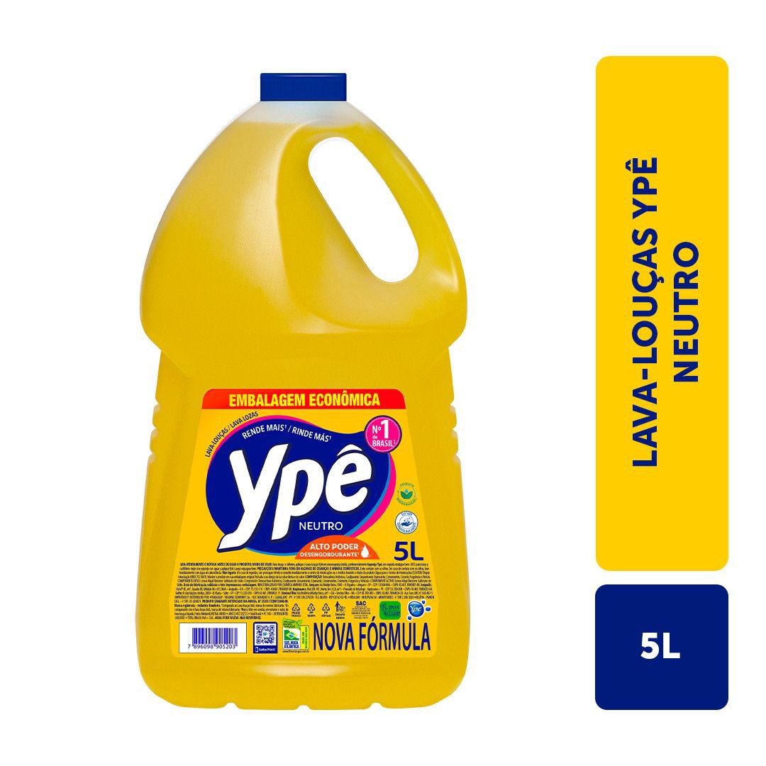 Lava-Loucas Liquido Ype Neutro 5 L