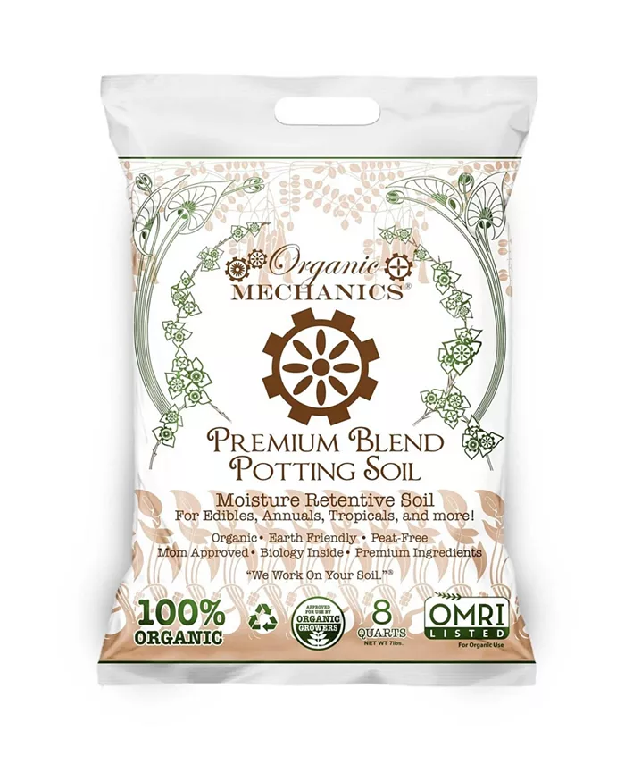 ORGANIC MECHANICS Garden Center Potting Soil- 8 Quart