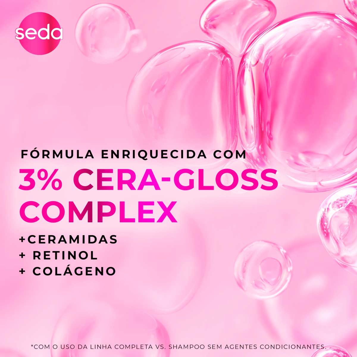 Condicionador Seda Ceramidas Infusao Ativa Retinol e Colageno 325ml
