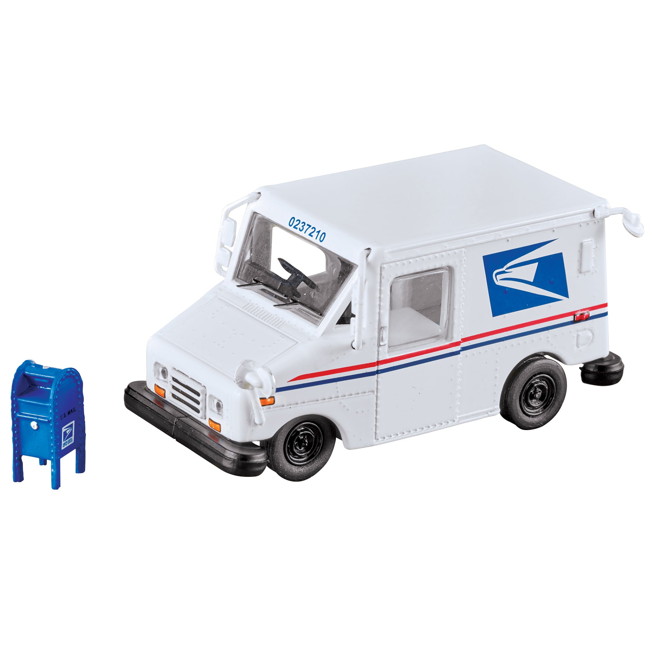 Collections Etc USPS Die-Cast Collectible Delivery Truck with Mailbox