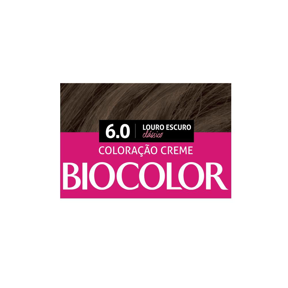 Tinta de Cabelo Biocolor Mini Kit Louro Escuro Classico 6.0