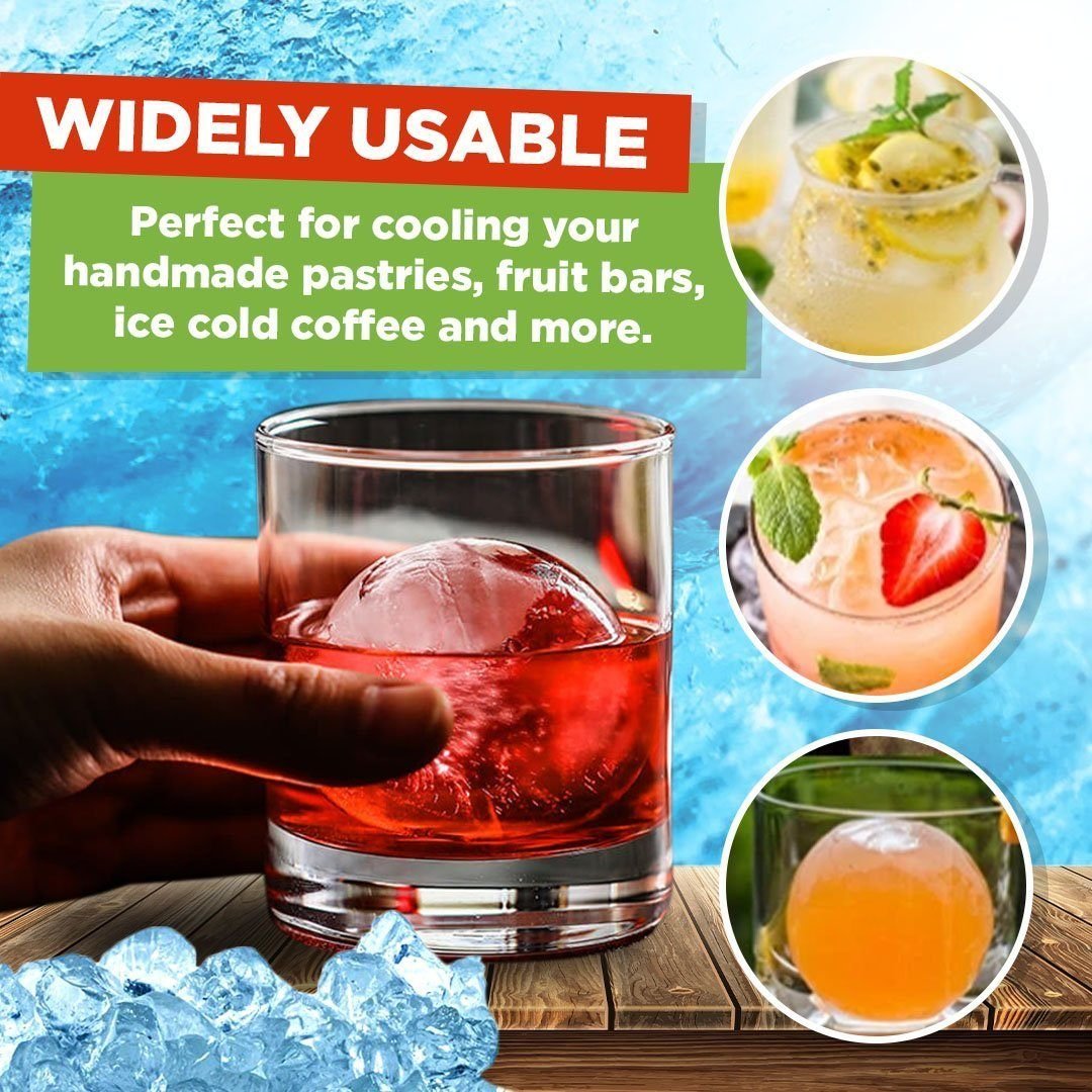 🔥Summer Sale🔥 - 4-Hole Ice Ball Maker For Drinksr -🧊🧊Buy 2 Get 1 Free