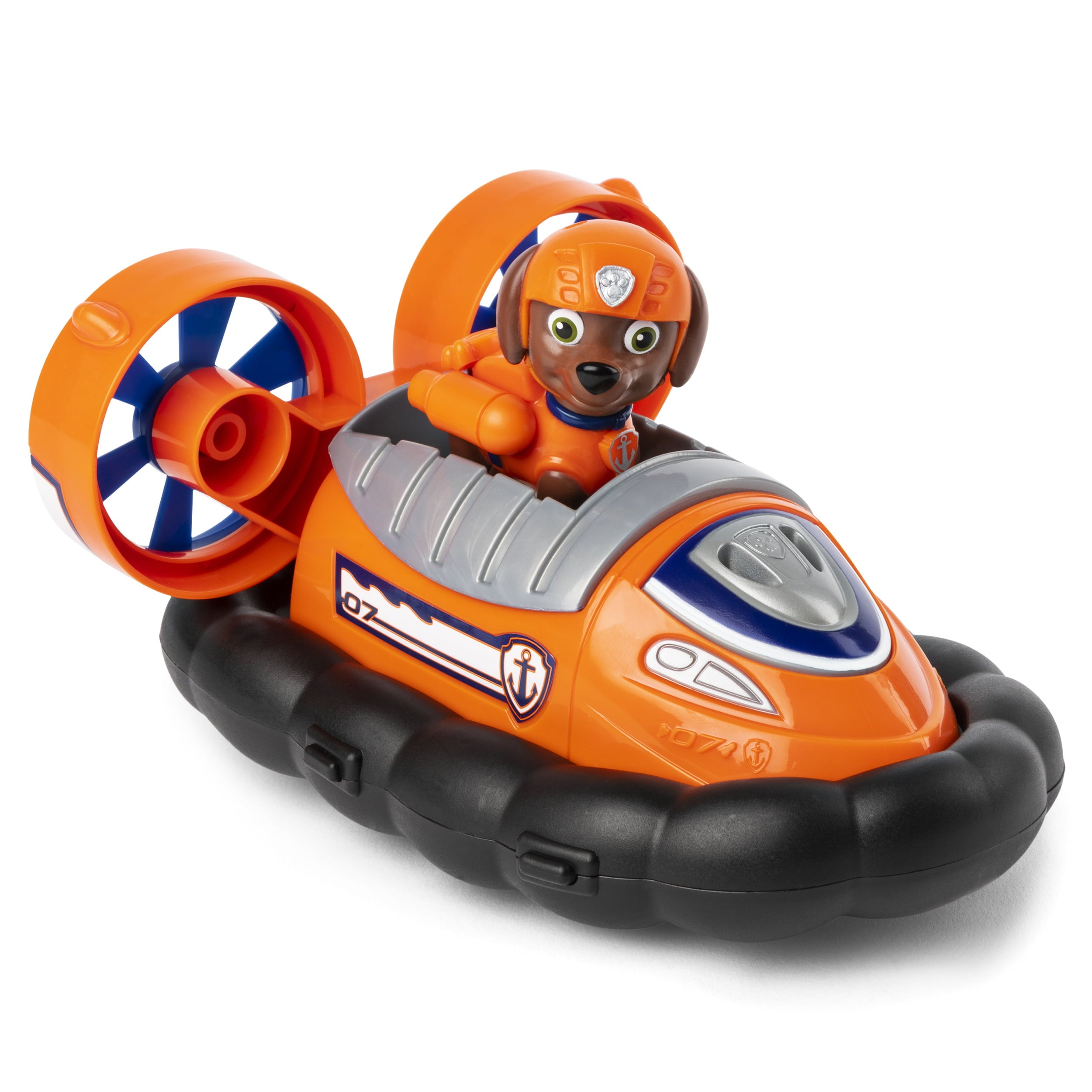 Paw Patrol， Zuma’s Hovercraft Vehicle with Collectible Figure， for Kids Aged 3 and Up