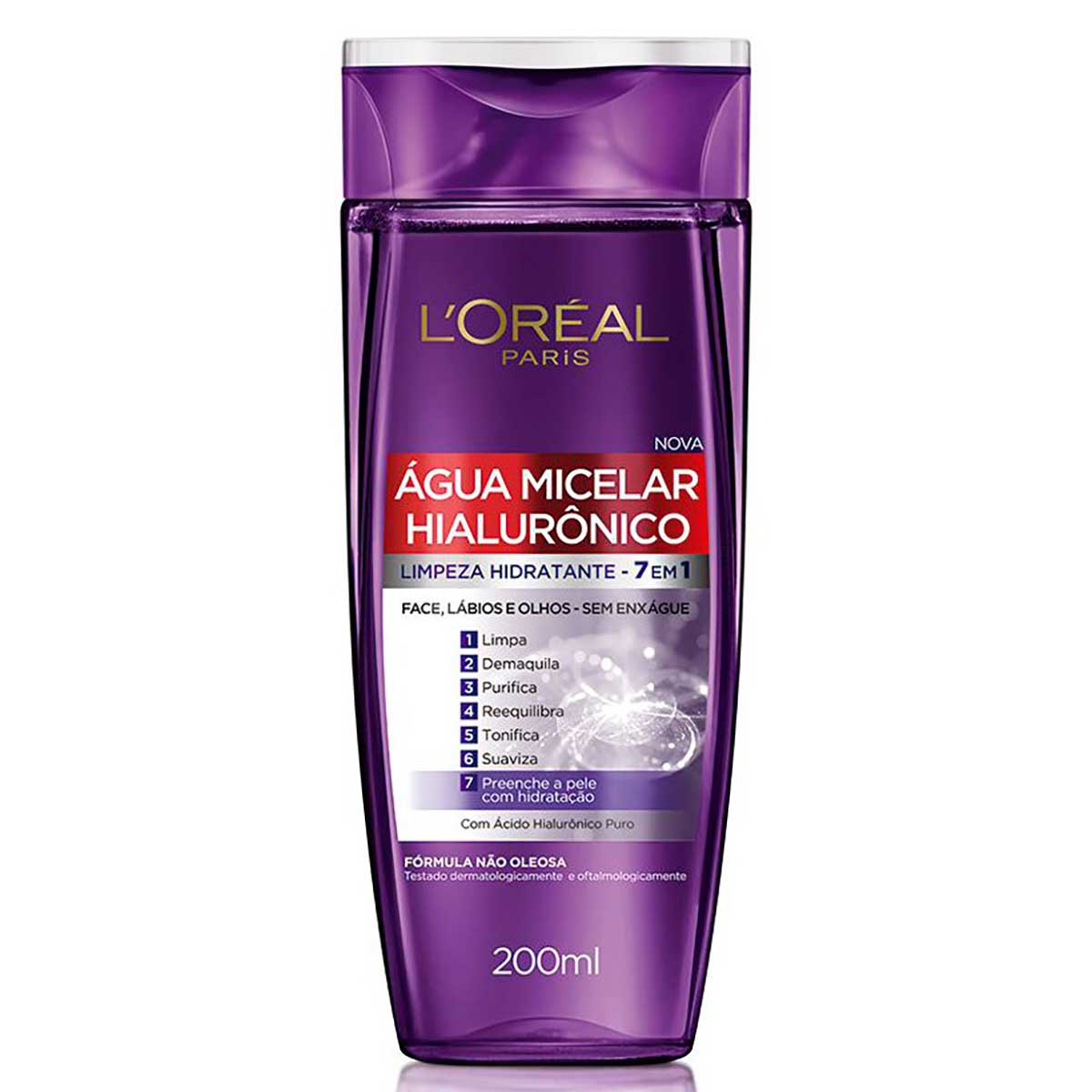 Agua Micelar L'Oreal Hialuronico 200 ml