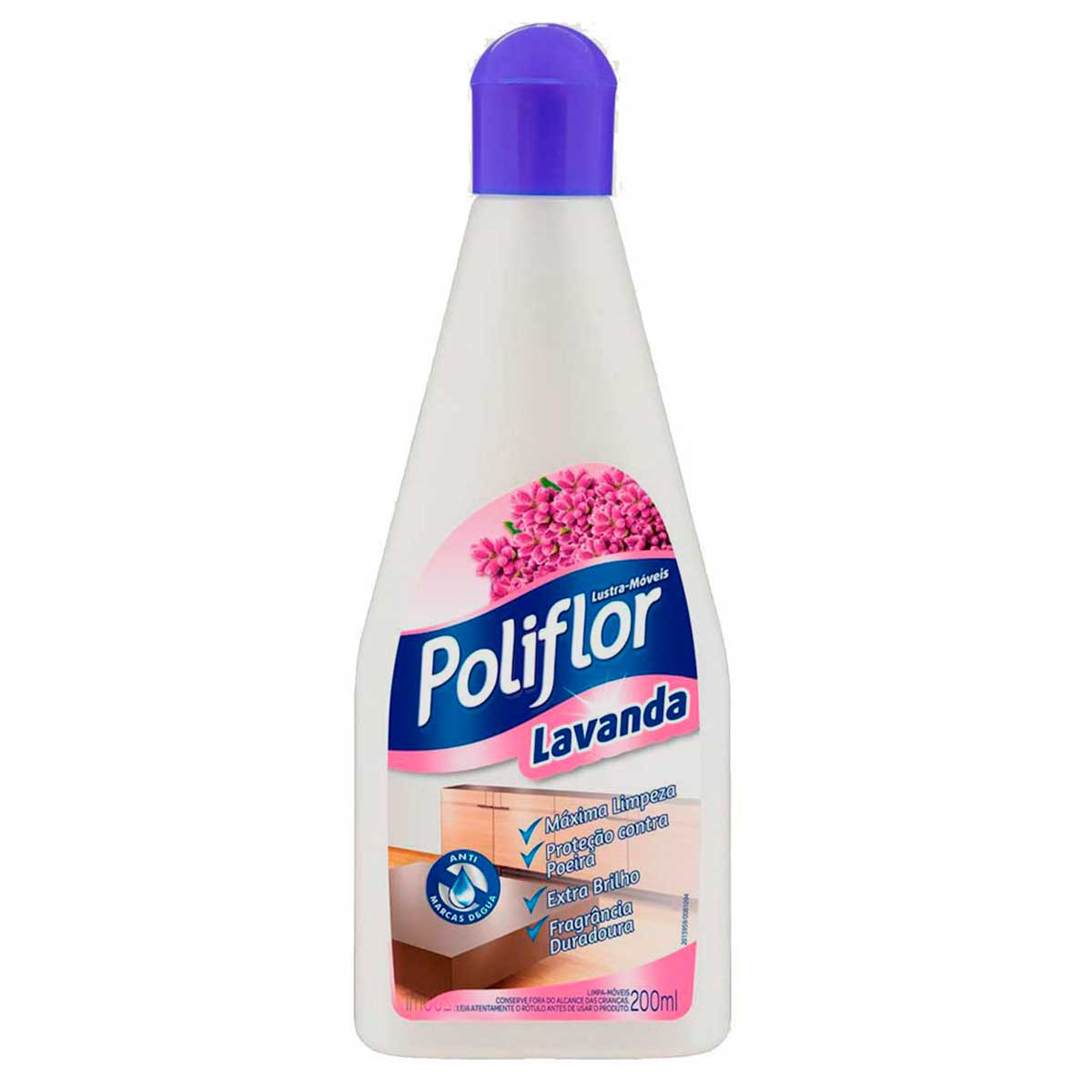Lustra Moveis Poliflor Lavanda 200ml