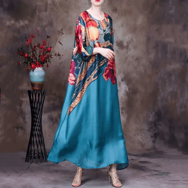 Vestido Floral Versalhes Moda Gringa / O Campeão em Luxo e Conforto!