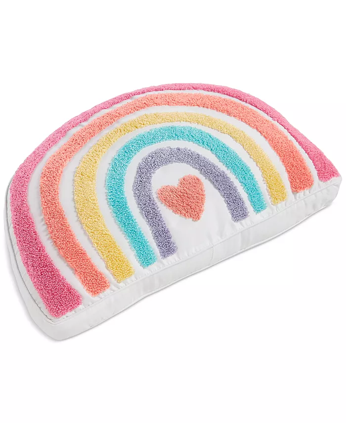 Charter Club Kids Figural Rainbow Decorative Pillow， 12