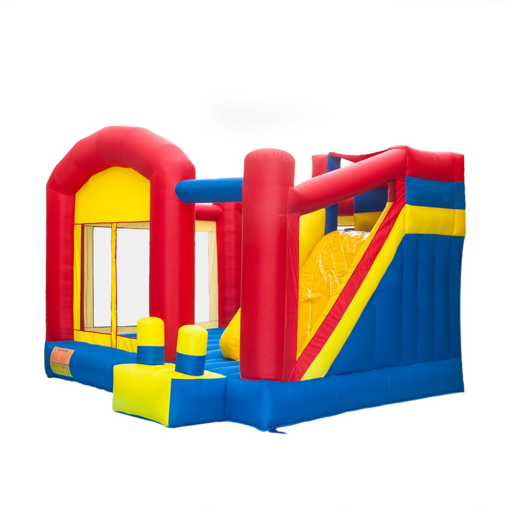 UBesGoo Inflatable Bouncer House Castle Jumper Slide Without Air Blower 3-12 Age