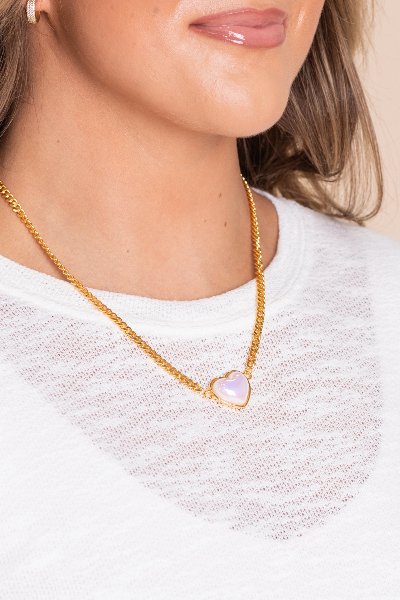 Pearl Heart Necklace